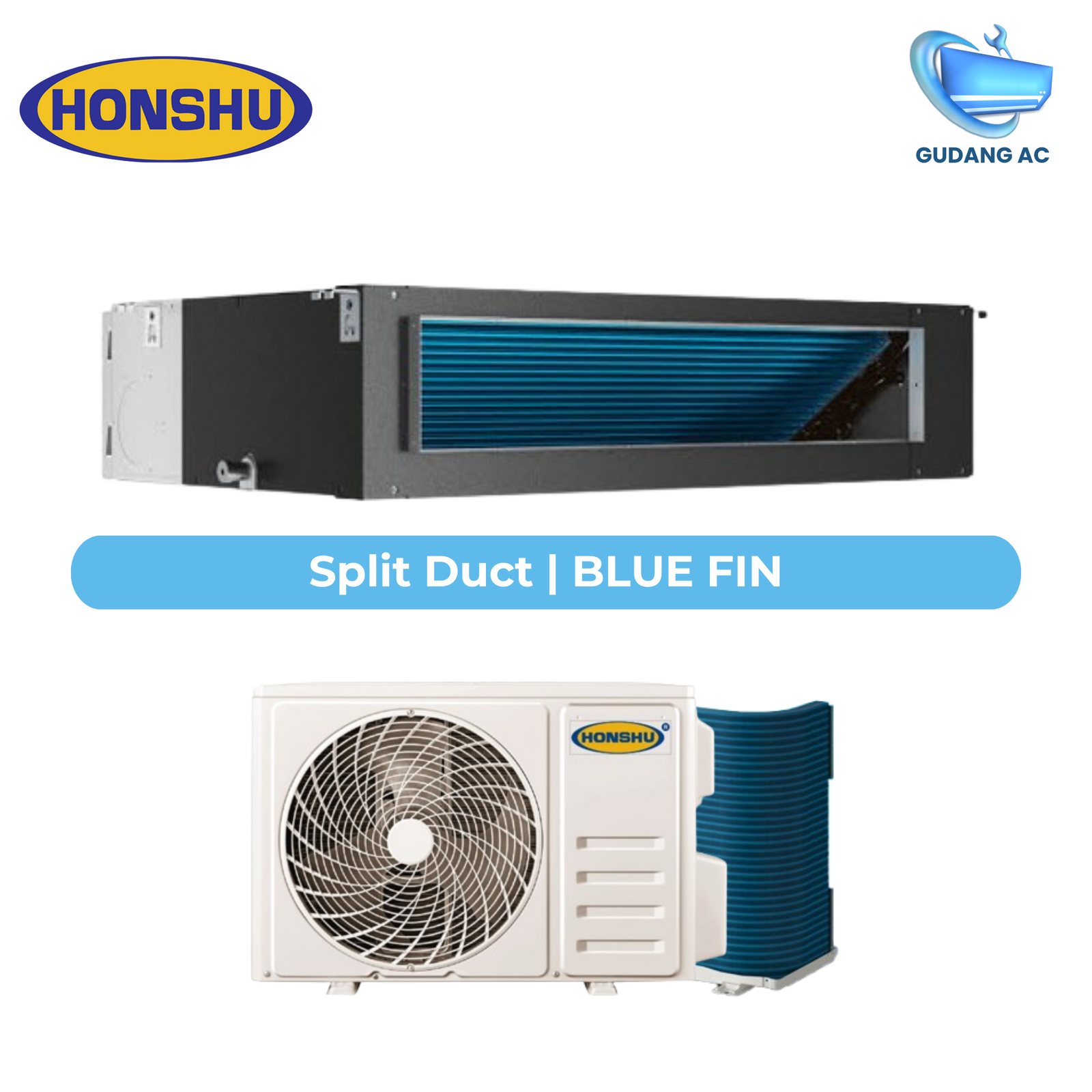 AC Honshu Split Duct 3 PK HSDT252