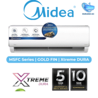 AC Midea 1/2 PK MSFC-05CRN2X Gold Fin Xtreme Dura